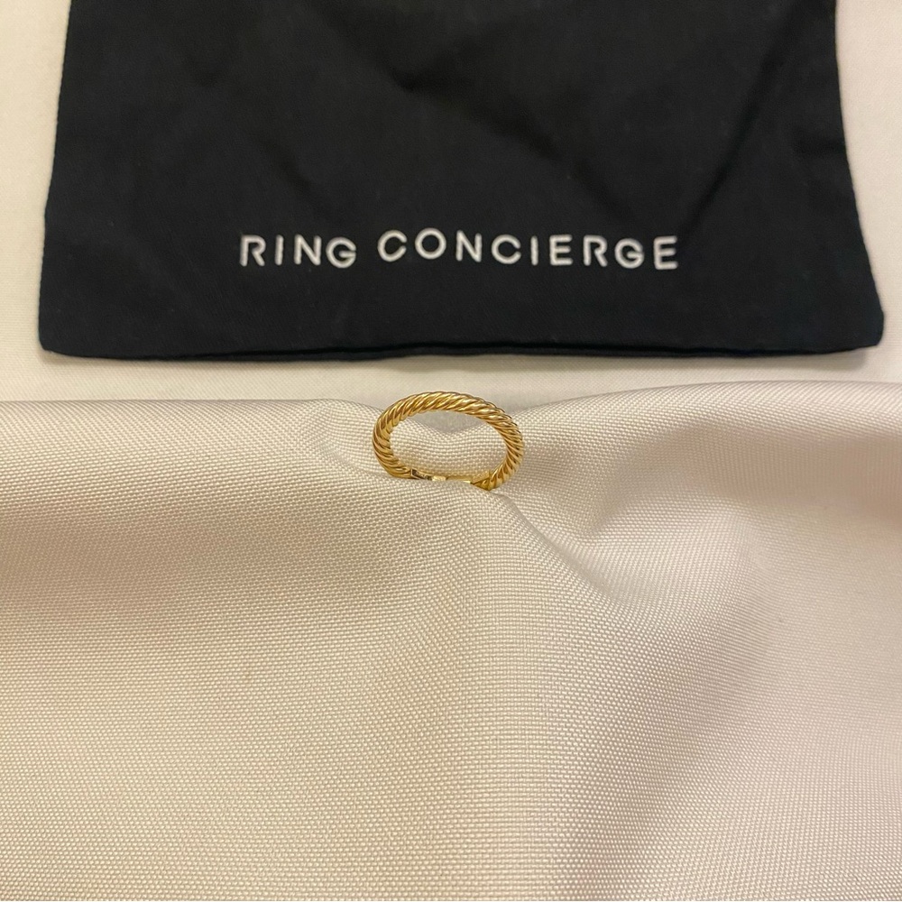 Ring Concierge Twisted Cable Ring 14k Yellow Gold